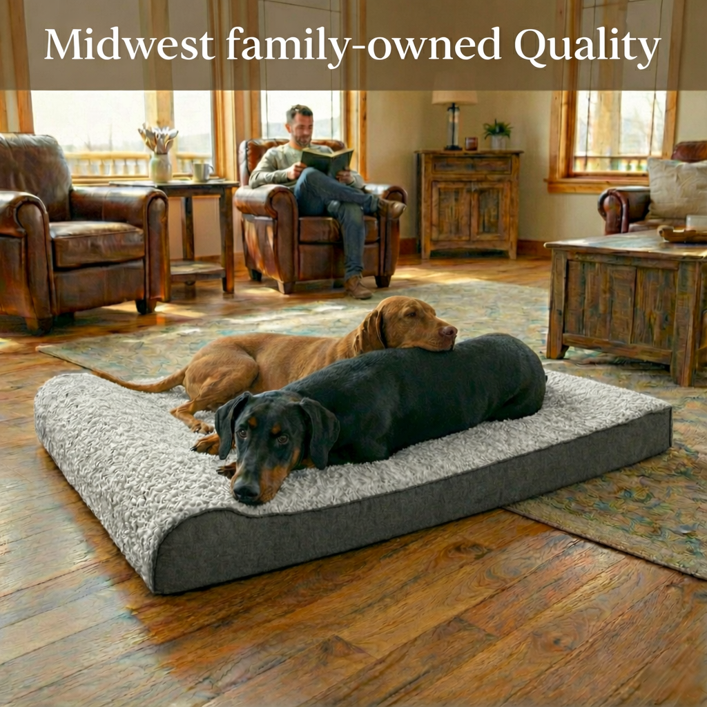 Ultra-High Density Orthopedic Dog Bed for 54” Crates | 10-Year Warranty