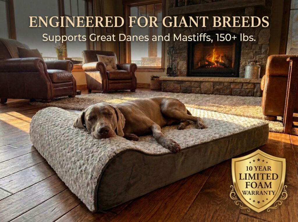 Ultra-High Density Orthopedic Dog Bed for 54” Crates | 10-Year Warranty