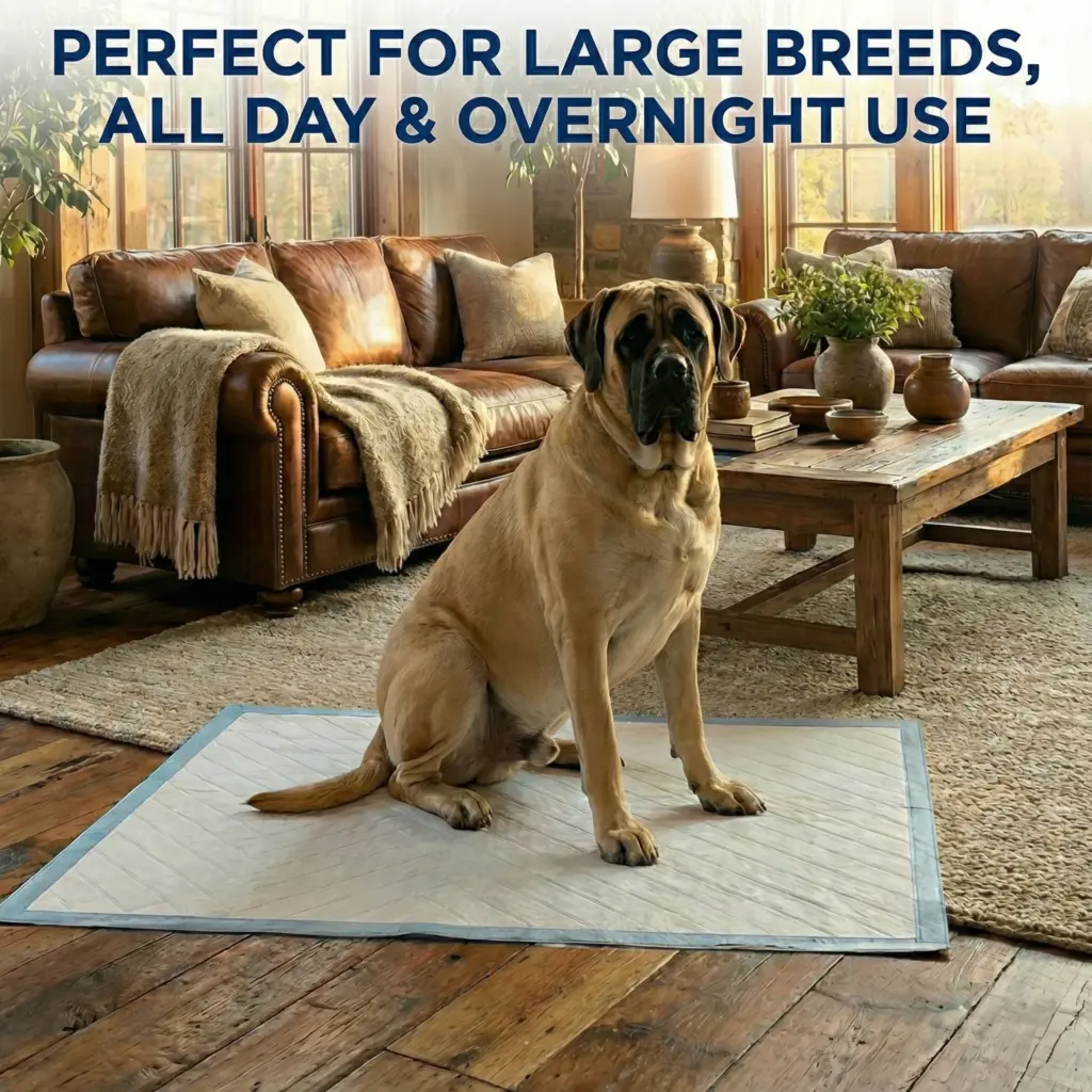 Giant Dog Pee Pads — 37"×54" XXXL for the Biggest Breeds