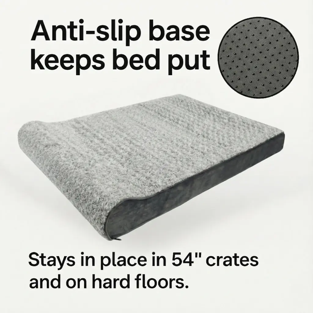Ultra-High Density Orthopedic Dog Bed for 54” Crates | 10-Year Warranty