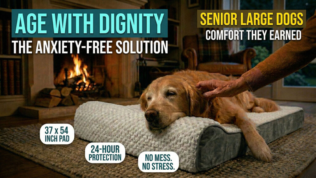 Why Senior Dogs Need a Different Kind of Pee Pad