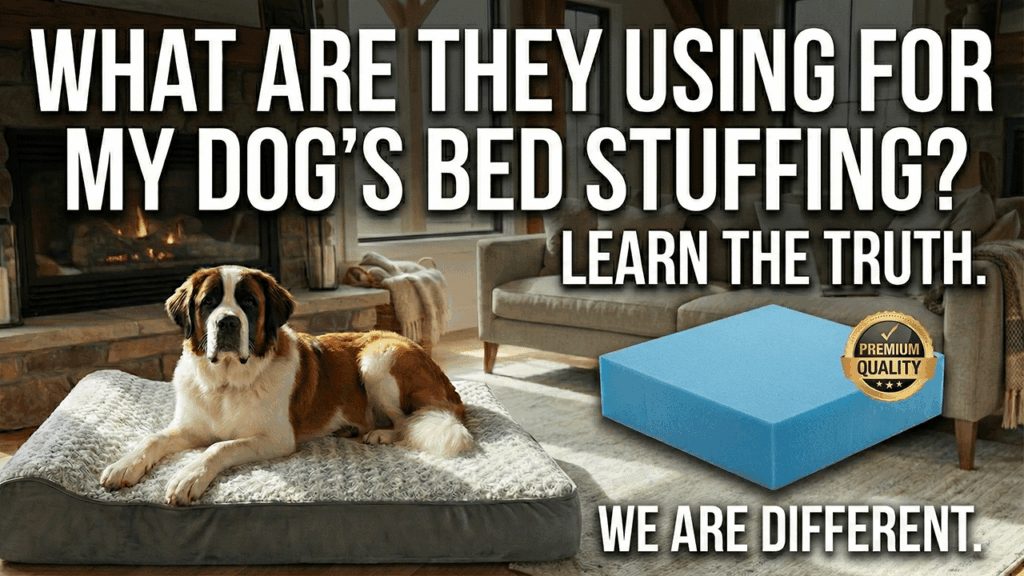 What's actually inside your dog's bed? Not all foam is created equal.